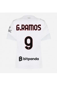 AC Milan Goncalo Ramos #9 Jalkapallovaatteet Naisten Vieraspaita 2026-27 Lyhythihainen